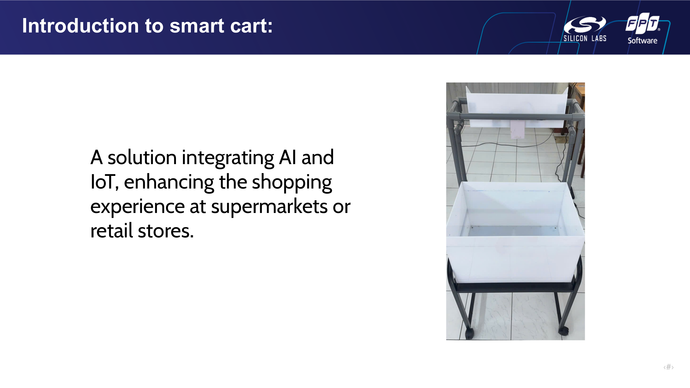Prototype xe đẩy thông minh InsightCart Nexus